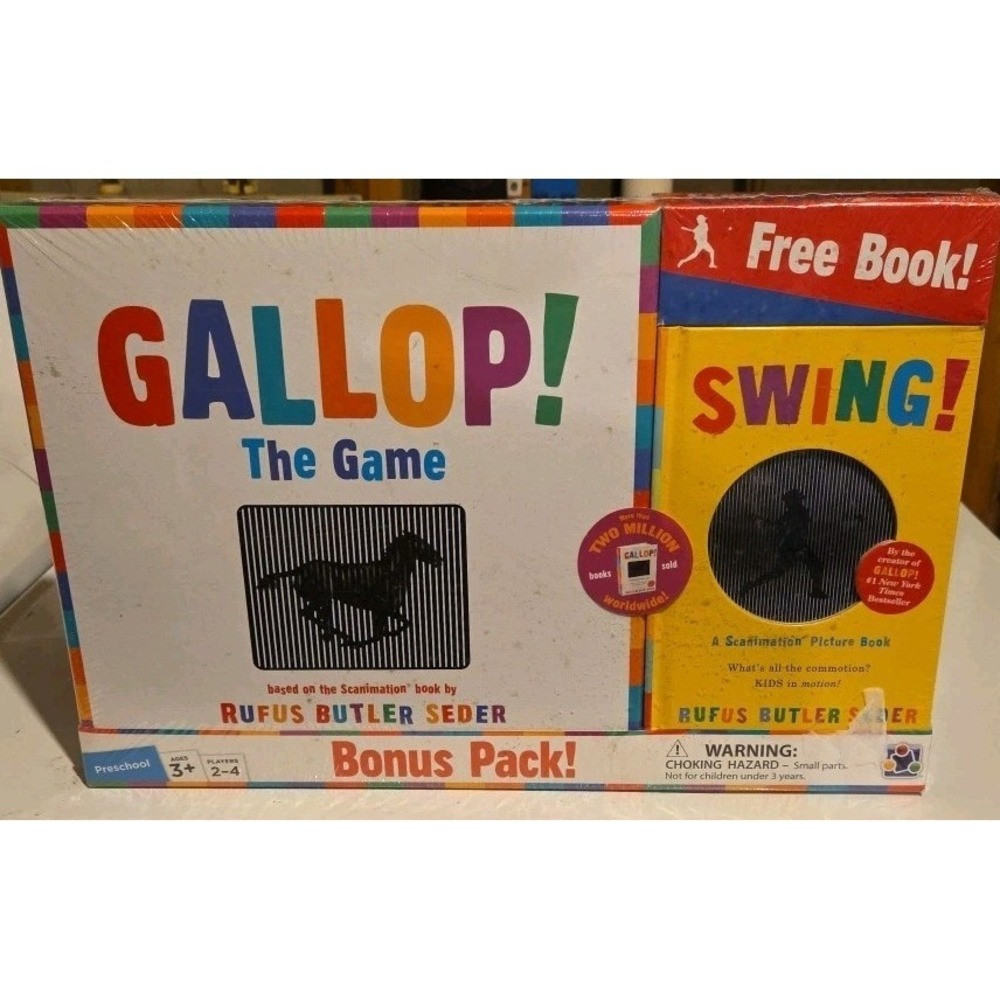 Gallop! The Game with Bonus Pack Swing Book! NEW Sealed